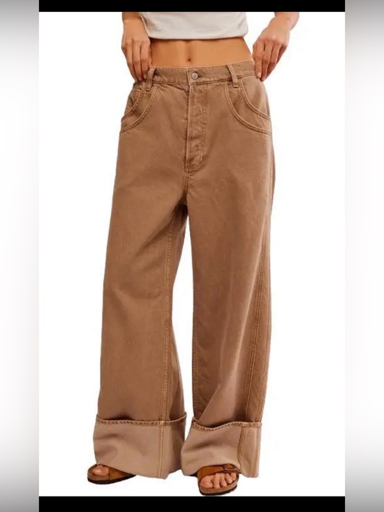 Free People Denim - Free People We The Free Final Countdown Low Rise Cuffed Boyfriend Jean